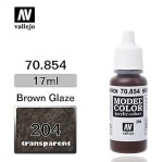 Farba Vallejo 70.854 Model Color 204 Brown Glaze Transparent