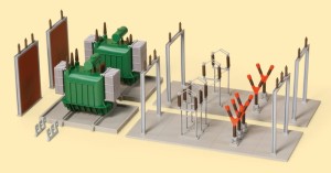Stacja transformatorowa H0-1:87, Auhagen 41652, NA ZAMÓWIENIE