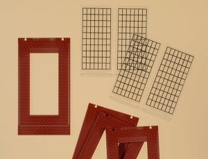 Ściany czerwone i okna przemysłowe H0-1:87, Auhagen 80530