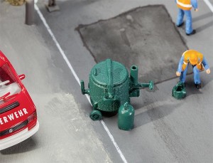 Kocioł do smoły H0-1:87, Faller 180382