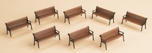 Ławki H0-1:87, Auhagen 41199, 8 szt.