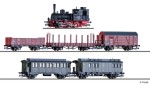 Zestaw wagonów z parowozem BR 89.70 TT-1:120 DRG ep. II, Tillig 01721 z dekoderem DCC