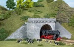 Portale tunelowe dwutorowe H0-1:87, Auhagen 11343, 2 szt.