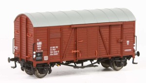 Wagon towarowy kryty Glm (Kddt) H0-1:87, PKP ep. IV, Exact-train EX20124
