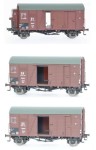 Zestaw 3 wagonów krytych Oppeln H0-1:87 DR ep. III, Exact-train EX20110, NA ZAMÓWIENIE