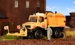 Unimog EURO II do czyszczenia torów H0-1:87, Kibri 16303, NA ZAMÓWIENIE