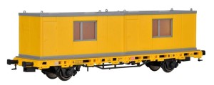 Wagon platforma Kls 447 H0 1:87 z kontenerami mieszkalnymi, DB ep. V-VI, Kibri 26268, NA ZAMÓWIENIE