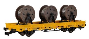 Wagon platforma z rolami kabla H0 1:87 DB ep. V-VI, Kibri 26269, NA ZAMÓWIENIE