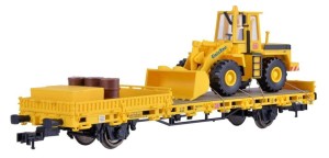 Wagon platforma z ładowarką kołową H0 1:87 DB ep. V-VI, Kibri 26274, NA ZAMÓWIENIE