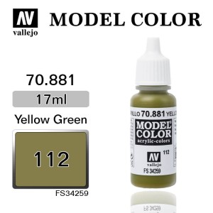 Farba Vallejo 70.881 Model Color 112 Yellow Green 