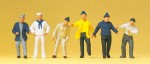 Załoga kutra, Preiser 14063, figurki H0-1:87