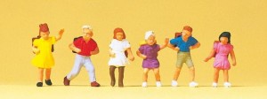 Uczniowie, Preiser 14074, figurki H0-1:87
