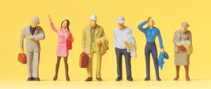 Podróżni na przystanku, Preiser 14088, figurki H0-1:87, NA ZAMÓWIENIE