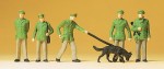 Policjanci z psem, Preiser 14008, figurki H0-1:87, NA ZAMÓWIENIE