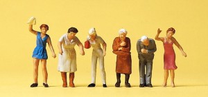 Osoby w oknie, Preiser 14148, figurki H0-1:87