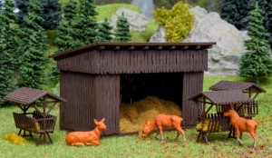 Szopa dla zwierząt H0-1:87, Vollmer 43798, NA ZAMÓWIENIE