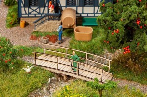 Mostek drewniany H0-1:87, Faller 180301, laser cut, NA ZAMÓWIENIE