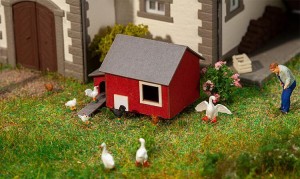 Kurnik H0-1:87, Faller 180298, laser cut, NA ZAMÓWIENIE