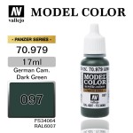 Farba Vallejo 70.979 Model Color 97 German Camouflage Dark Green
