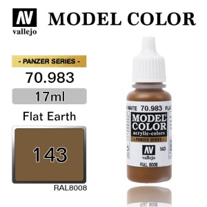 Farba Vallejo 70.983 Model Color 143 Flat Earth