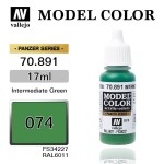 Farba Vallejo 70.891 Model Color 74 Intermediate Green