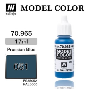 Farba Vallejo 70.965 Model Color 51 Prussian Blue