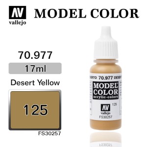 Farba Vallejo 70.977 Model Color 125 Desert Yellow