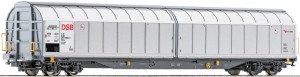 Wagon z przesuwnymi ścianami Habbillns H0-1:87 DSB ep. V, Roco 66433