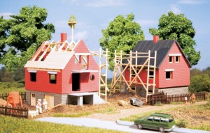 Domy w budowie H0 (TT), Auhagen 12215, 2 szt.