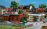 Stacja paliw z warsztatem H0 (TT), Auhagen 12227