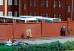 Ogrodzenie murowane H0-1:87, Auhagen 41623