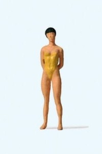 Kobieta na plaży H0-1:87, Preiser 28077