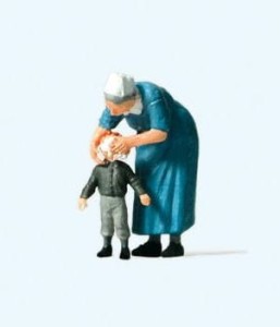 Zakonnica i dziecko H0-1:87, Preiser 28061