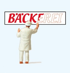 Malarz szyldów H0-1:87, Preiser 28082