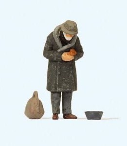 Żebrak H0-1:87, Preiser 28102