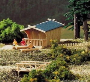 Domek piknikowy H0/TT 1:100, Auhagen 99030