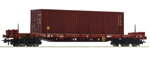 Wagon platforma Rs z kontenerem H0-1:87 SNCB ep. V-VI, Roco 76778