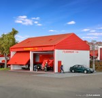 Garaż straży pożarnej H0-1:87, Kibri 38542, NA ZAMÓWIENIE