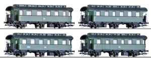 Zestaw 4 wagonów osobowych TT-1:120 DR ep. III, Tillig 01727