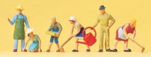 Prace ogrodowe, Preiser 14081, figurki H0-1:87