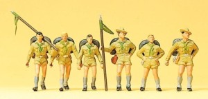 Harcerze H0-1:87, Preiser 10260