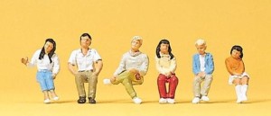 Osoby siedzące H0-1:87, Preiser 10297