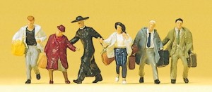 Podróżni w pośpiechu H0-1:87, Preiser 10327