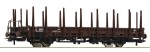 Wagon towarowy platforma Ks H0-1:87 DSB ep. III, Roco 76846