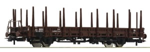 Wagon towarowy platforma Ks H0-1:87 DSB ep. III, Roco 76846