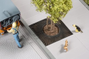 Kraty pod drzewa H0-TT-N laser cut, Auhagen 42658, NA ZAMÓWIENIE