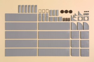 Płyty chodnikowe z akcesoriami H0 (TT), Auhagen 42657, NA ZAMÓWIENIE