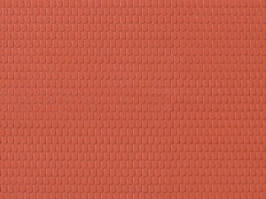 Dachówka czerwona H0-TT płyta dekoracyjna, Auhagen 52416, NA ZAMÓWIENIE