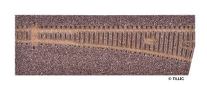 Podkład do rozjazdu EW3 prawy TT-1:120 brązowy, Tillig 86341, NA ZAMÓWIENIE