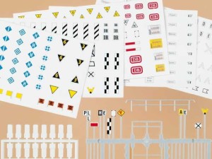 Znaki kolejowe H0 (TT), Auhagen 42602, NA ZAMÓWIENIE